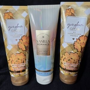 Bath & Body Works Gingham Glow Body Cream Set
